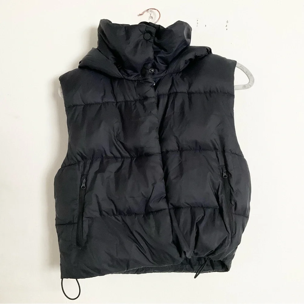 Alo Yoga Gold Rush Puffer Vest Black XXS - Picture 5 of 12